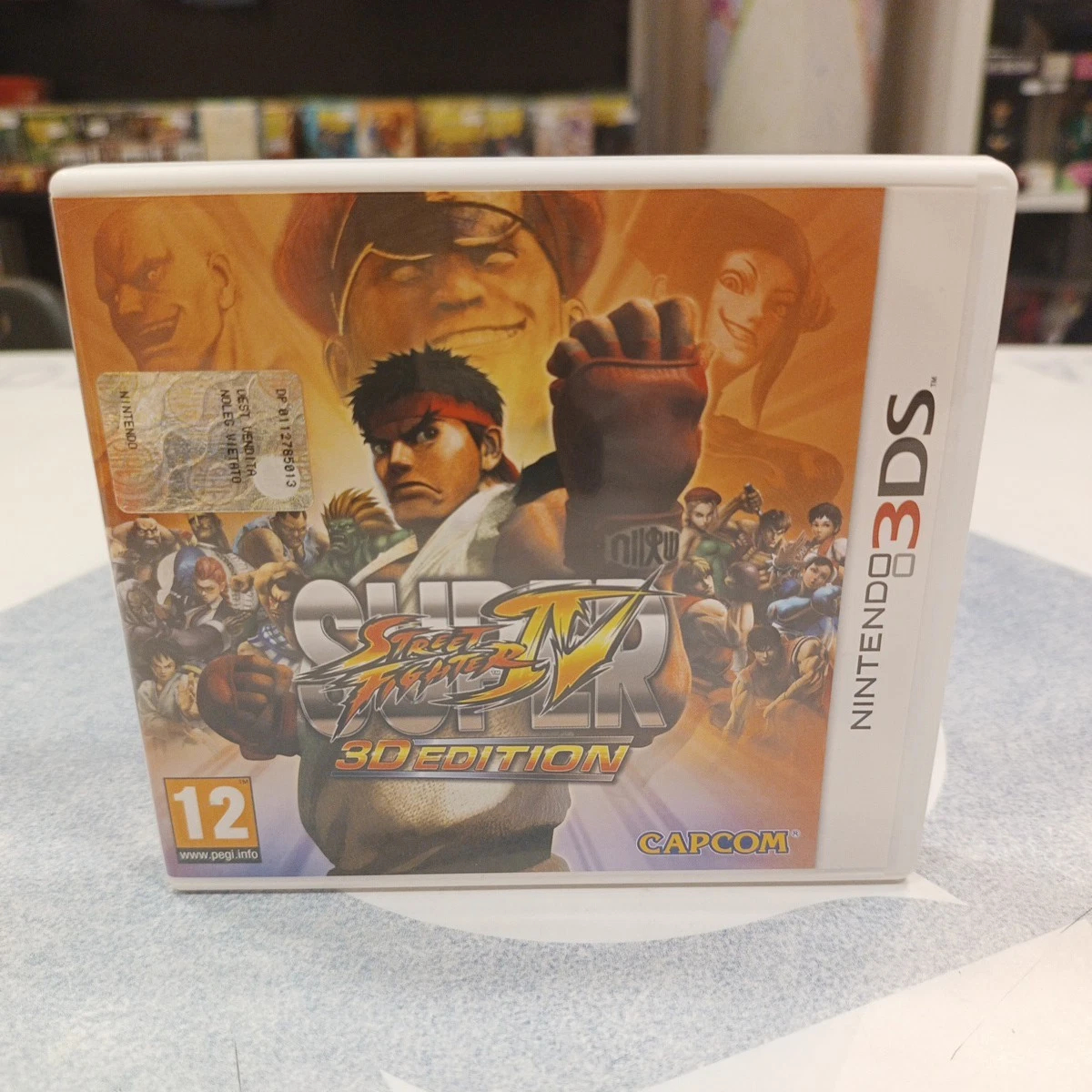 Street Fighter 4 IV 3D Edition 3DS Nintendo Triangolo Blu
